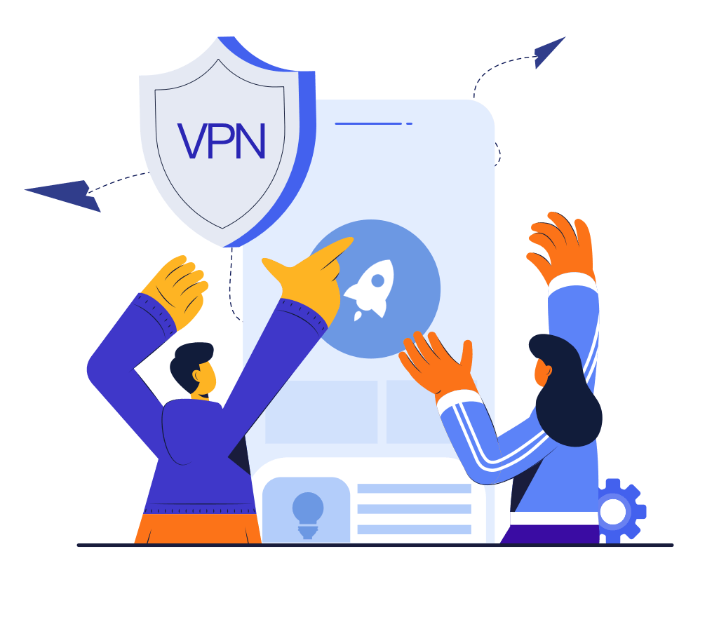 快连VPN隐私保护与安全加速示意图
